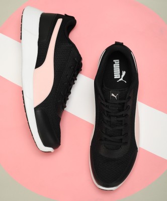 puma black shoes flipkart