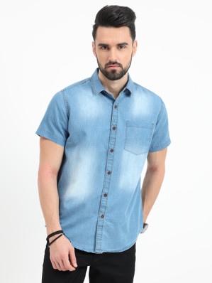 denim shirt for men flipkart