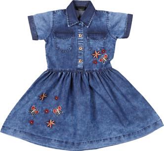 Girls Denim Dresses - Buy Girls Denim 