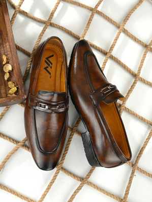 cheap brown loafers
