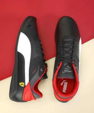 puma ferrari shoes white and black