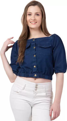 Buy Denim Tops for Women Online at Best 
