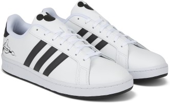 adidas shoes white black