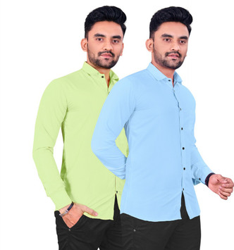 Light Blue Mens Formal Shirts - Buy 