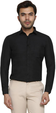 Black Mens Formal Shirts - Buy Black 