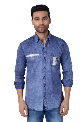 blue denim shirts