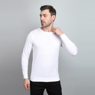 White Full Sleeve T Shirts - Buy White 