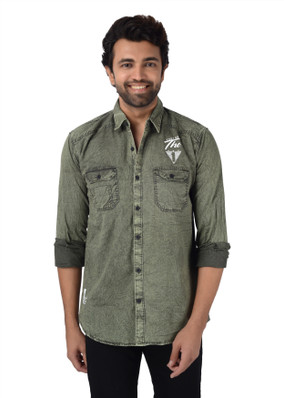 denim shirt for men flipkart
