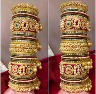 Buy Kundan Bangles online 