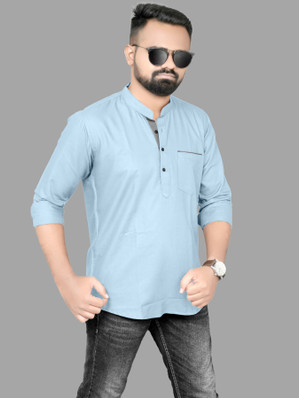 Shirt Style Mens Kurtas - Buy Shirt 