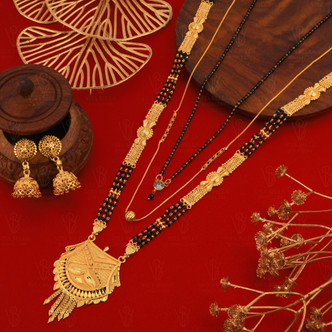 Buy Black Beads Mangalsutra online at 