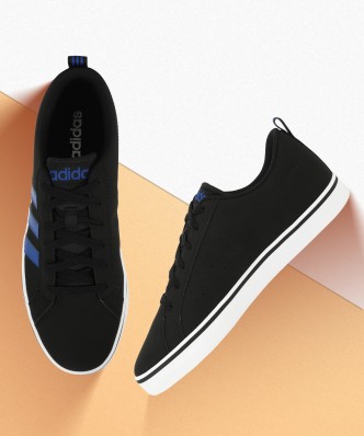 adidas black casual shoes