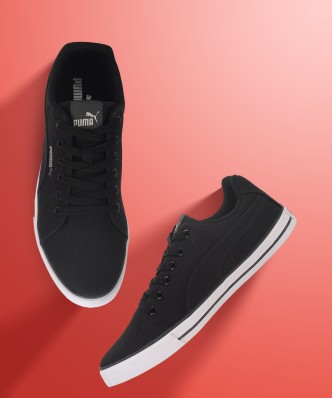 puma black shoes flipkart