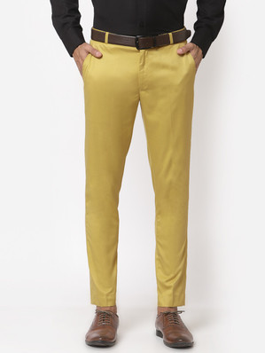 Yellow Mens Trousers - Buy Yellow Mens 