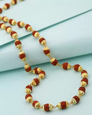Rudraksha Gold Chains - Buy Rudraksha 