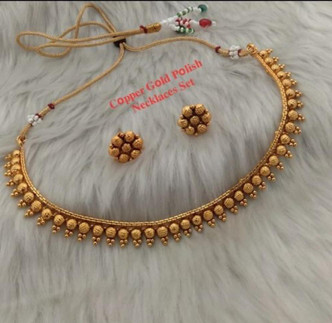 Long Gold Necklace Designs 