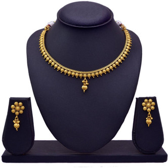 1 Gram Gold Necklace Sets - Buy 1 Gram 