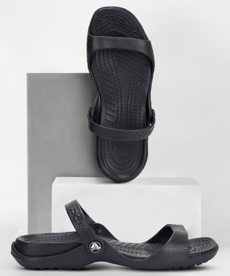 crocs flat sandals