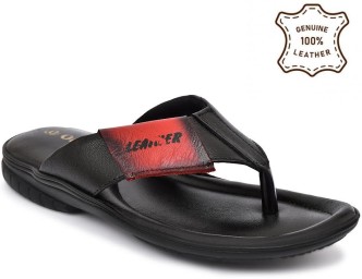 flipkart men's leather slippers