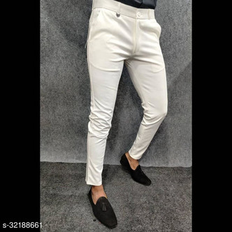 White Mens Trousers - Buy White Mens 