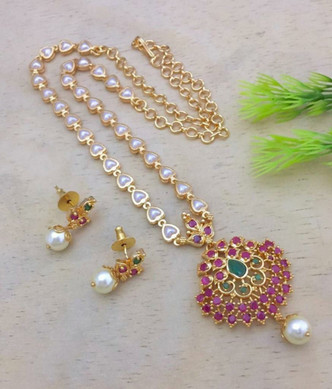 1 Gram Gold Necklace Sets - Buy 1 Gram 