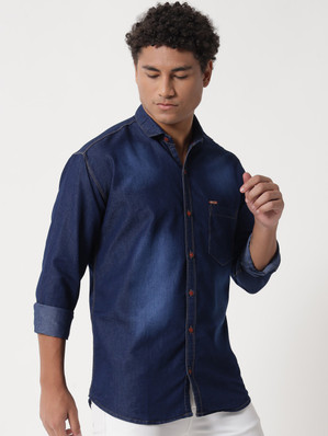 denim shirt for men flipkart