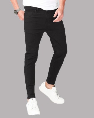 Cheap Monday Denim Cropped in Black for Men Mens Clothing Jeans Tapered jeans 