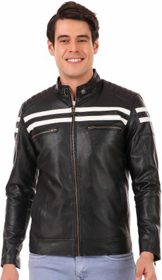 Black Leather Jacket - Buy Black 