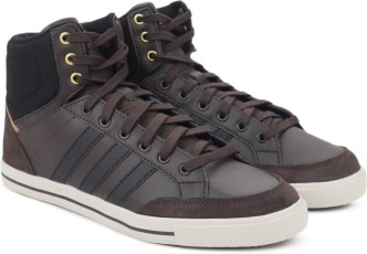 brown adidas neo trainers