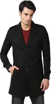 Mens Clothing Coats Long coats and winter coats Song For The Mute Synthetic Double-breasted Coat in Black for Men 