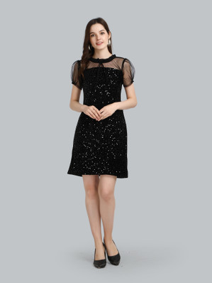 Black Sequin Dresses - Buy Black Sequin 