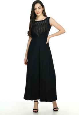 long dress in black