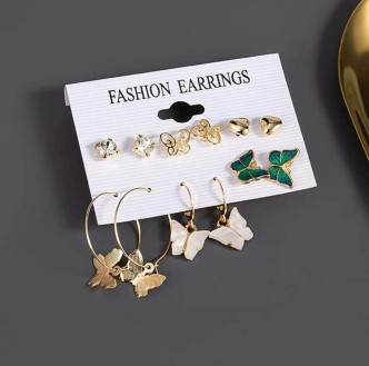 Jewelry Earrings Ear Studs Pippa & Jean Ear stud silver-colored elegant 