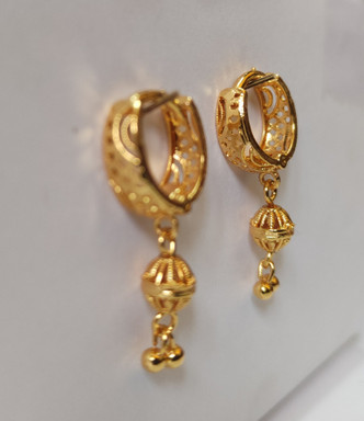 1 Gram Gold Earrings - Buy 1 Gram Gold 