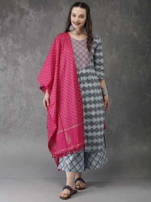 Long Kurti With Palazzo - Buy Long 