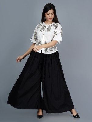 top palazzo pants