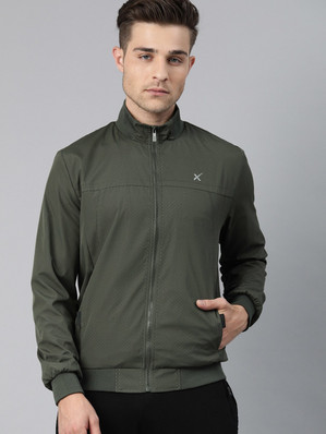 olive green denim jacket for men