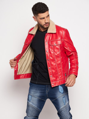 fugazee faux fur denim jacket