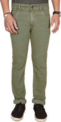 olive green jeans for men