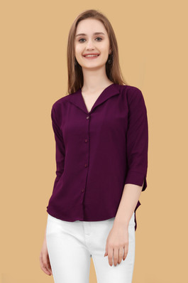 Longline shirts women's india Clearance