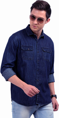 denim shirt for men flipkart