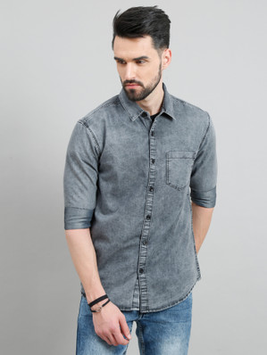 denim shirt for men flipkart