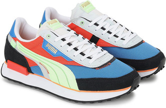 colourful puma sneakers