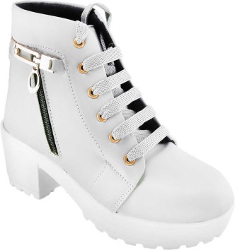 white boots flipkart