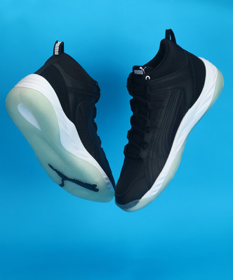 all white puma basketball shoes