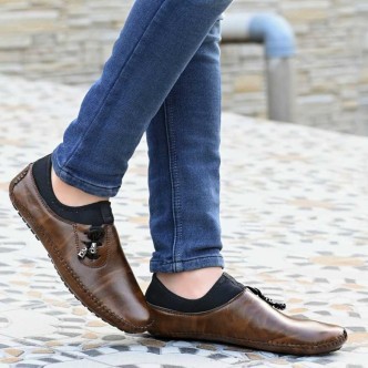 dark brown casual shoes men