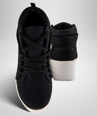 black high top sneakers women