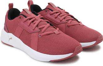 puma soft foam red shoes