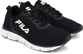 fila shoes black for women