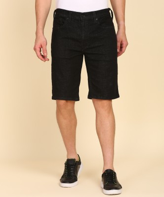 F_Gotal Men’s Casual Distressed Crumple Denim Jeans Straight Fit Vintage Sports Pants Shorts Sweatpants Shorts for Men 